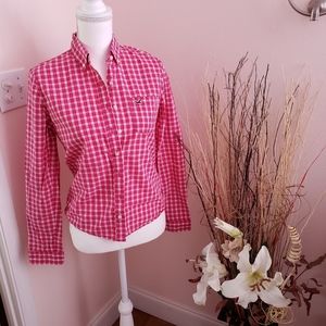 Hollister Shirt Lady Long Sleeve Pink Color Size S